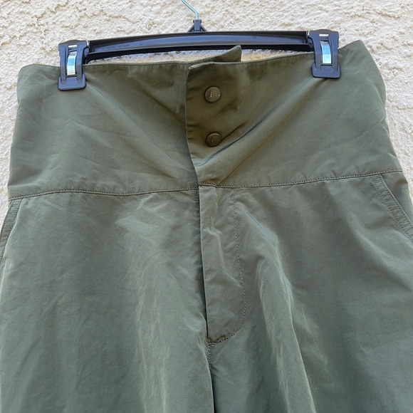 Free People Movement High Waist Snap Button Baggy Jogger Pant Army Green Size XS - Picture 3 of 9